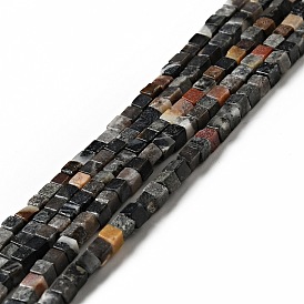 Природных амазонит бисер нитей, кубические