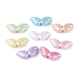 Текстурированные непрозрачные акриловые бусины, крыло