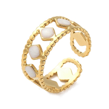 304 из нержавеющей манжеты кольца стальные эмалированные, ромб