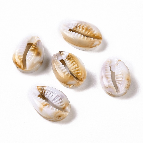 Acrylic Beads, Imitation Gemstone Style, Shell