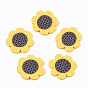 Cabochons en argile polymère manuels, tranches de pâte polymère pour nail art, décoration en résine et création de bijoux DIY, tournesol