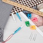 Sewing Tool Sets, with Machine Needles, Silicone Bobbin Clamps Holders, Plastic Bead Containers and Sewing Needle Device Threader