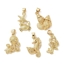 Латунные подвески, реальный 18 k позолоченный