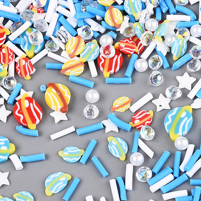 Ручной полимерной глины кабошонов, с пластиковым, разнообразные