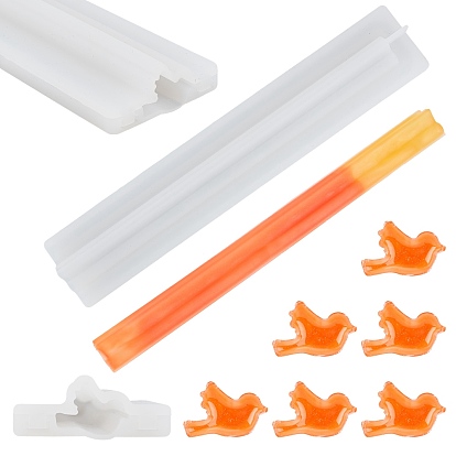 Food Grade Silicone Molds, Resin Casting Molds, For UV Resin, Epoxy Resin Jewelry Making, Bird