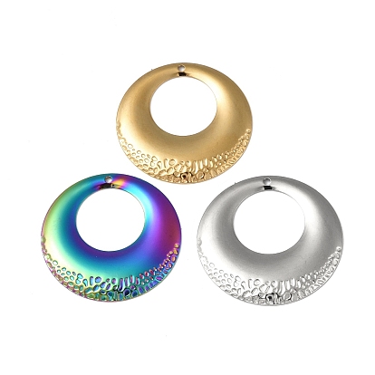 304 подвески из нержавеющей стали, круглое кольцо-шарм