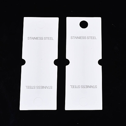 Cardboard Jewelry Display Cards, Jewelry Hang Tags, Word Stainless Steel