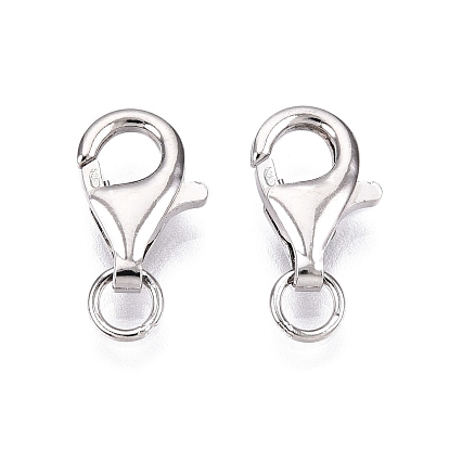 925 стерлингового серебра застежкой омар коготь, с прыжковых колец