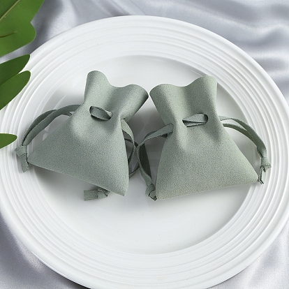 Прямоугольные сумки из искусственной кожи на шнурке, мешочки для наушников из органзы, сумки для хранения наушников