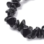 Natural & Synthetic Mixed Stone Chip Beads Stretch Bracelets Set for Women
