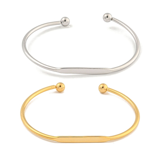 304 из нержавеющей стали манжеты браслеты, крутящие браслеты для женщин и мужчин