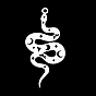 304 Stainless Steel Pendants, Laser Cut, Snake