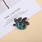 Natural Shell Brooches, Leaf