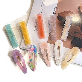 Resin Alligator Hair Clips, Hair Accessories for Woman Girls