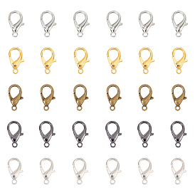 Zinc Alloy Lobster Claw Clasps, Cadmium Free & Lead Free, Jewelry Making Findings
