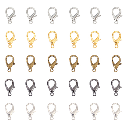 Zinc Alloy Lobster Claw Clasps, Cadmium Free & Lead Free, Jewelry Making Findings