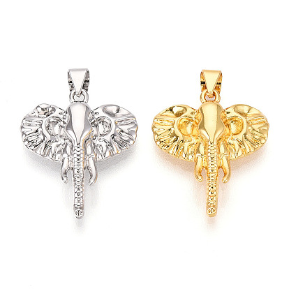 Латунные подвески, без кадмия и без свинца, слон