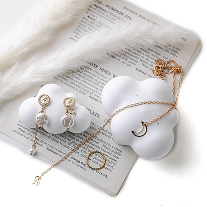 Подставки для ювелирных изделий из гипса, облако