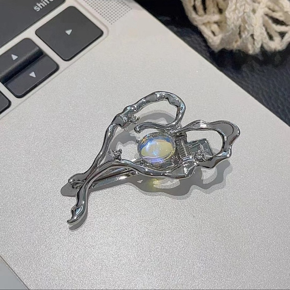 Заколки для волос из стекла аллигатора, аксессуары для волос для женщин и девочек