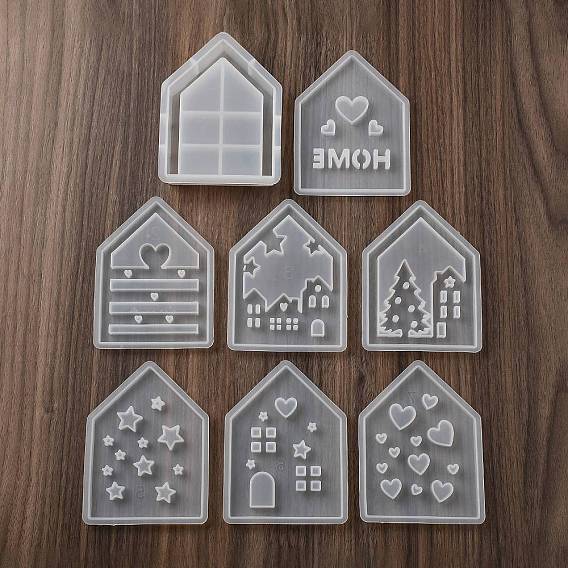 Силиконовые формы, изготовление украшений, формы для литья смолы, для уф-смолы, изготовление ювелирных изделий из эпоксидной смолы, белые