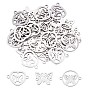 Stainless Steel Links, Laser Cut, Butterfly