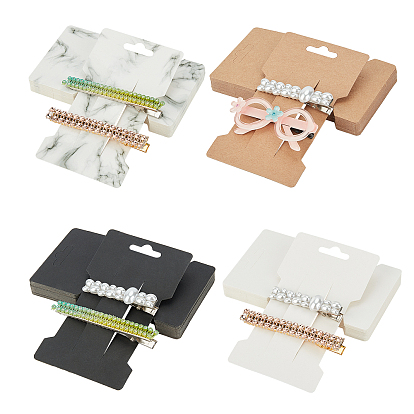 Cardboard Paper Hair Clip Display Cards