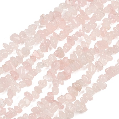 Природного розового кварца нитей бисера, самородки