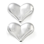 Plating Acrylic Beads, Heart