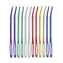 Aluminum Knitting Needles, Big Eye Yarn Needles, Blunt & Bent Tip Pins