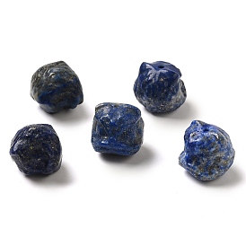 Natural Lapis Lazuli Carved Beads, Lion Head