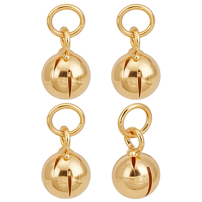 4 шт. 925 простые подвески-колокольчики из стерлингового серебра, с замшевой тканью из поликарбоната квадратной серебряной полировальной салфеткой