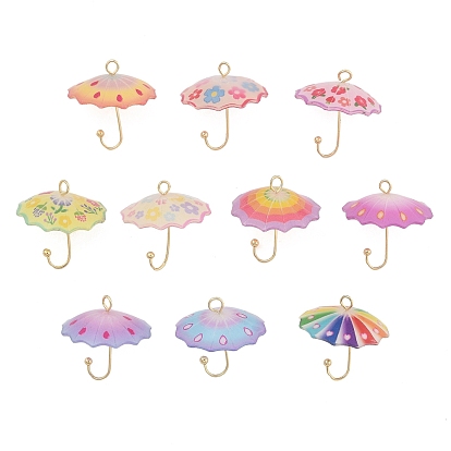 Акриловые подвески, зонтик, с латунной найти