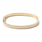 Brass Enamel Hinged Bangle for Women, Real 18K Gold Plated