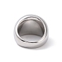 304 Stainless Steel Chunky Dome Finger Ring for Women