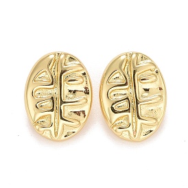 Подвески из латуни с покрытием из настоящего золота 18k, с прыжковых колец, долговечный, без свинца и без кадмия, кофейный боб