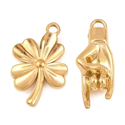 304 подвески из нержавеющей стали, золотые