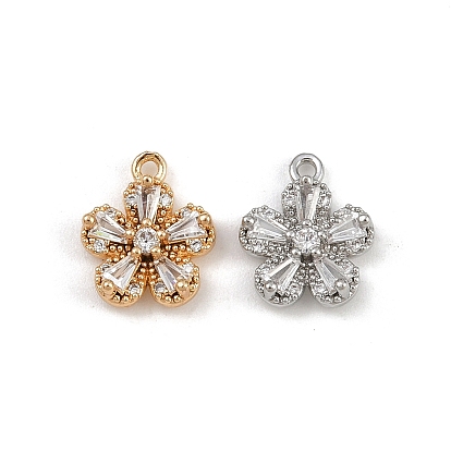 Латунные микро проложить кубического циркония подвески, 