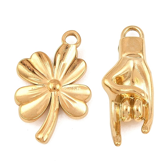 304 подвески из нержавеющей стали, золотые