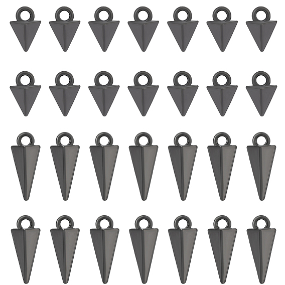 100 шт 2 стили подвески из сплава, конус прелести