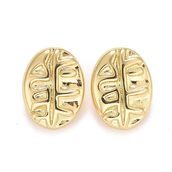 Подвески из латуни с покрытием из настоящего золота 18k, с прыжковых колец, долговечный, без свинца и без кадмия, кофейный боб