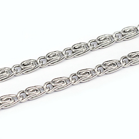 304 Stainless Steel Lumachina Chains, Unwelded