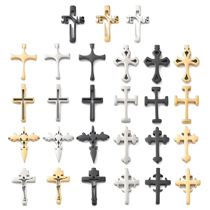 Пасхальная тема 304 подвески из нержавеющей стали, крест прелести