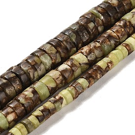 Synthetic Serpentine Beads Strands, Dyed, Disc, Heishi Beads