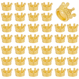 70шт. оправы для стразов из сплава, бусины с большим отверстием, корона