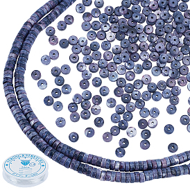 DIY Stretch Bracelets Making Kits, 2 Strands Natural Ore Beads and Clear Elastic Crystal Thread