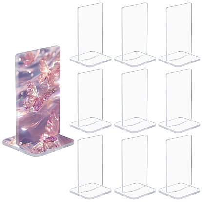 Heat Transfer Blank Acrylic Display Stands for Photo, Rectangle