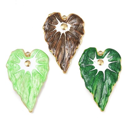 304 нержавеющей стальной эмали подвески, сердце, реальный 18 k позолоченный, вакуумное покрытие pvd