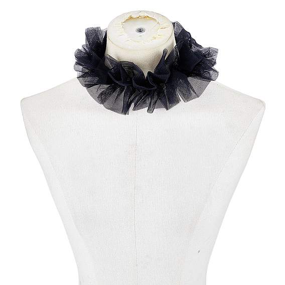 Кружевной воротник с оборками, съемные накладные воротники