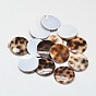 Plats cabochons shell rondes