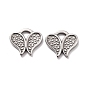 304 подвески из нержавеющей стали с эмалевым кабошоном, бабочка
